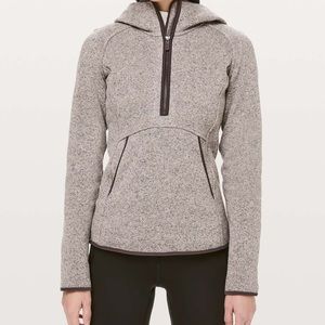 Lululemon fleece and thank you pullover size 10